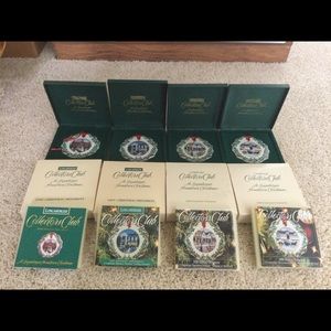 Vintage Longaberger Hometown Christmas Ornaments